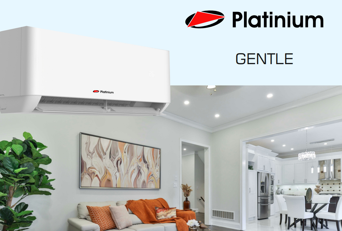 Platinium Gentle 9.000 / 12.000 / 18.000 / 24.000 BTU – aparat de aer condiționat (R32 Inverter)