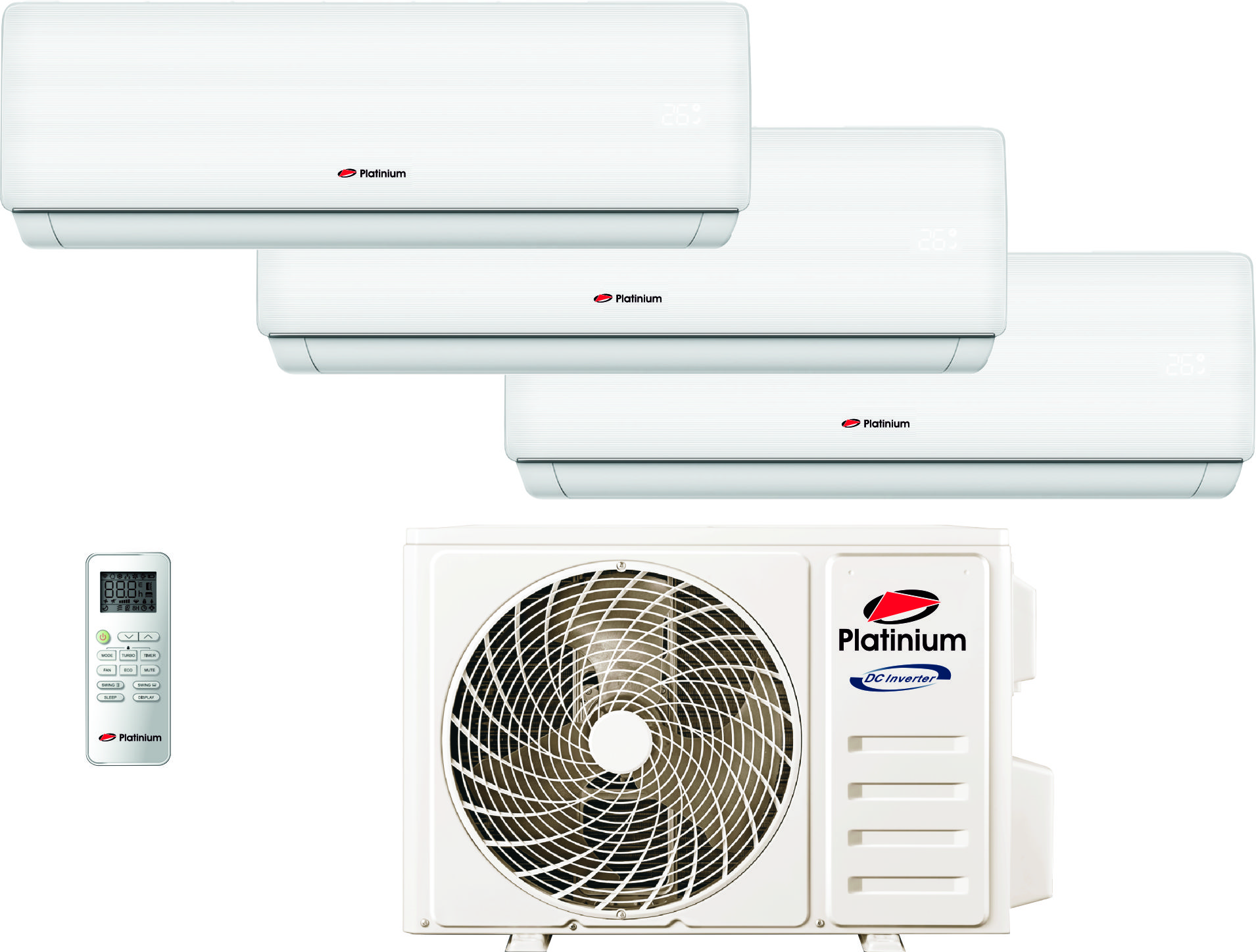 Platinium Multi-Split 9.000 / 12.000 / 18.000 / 27.000 BTU – aparat de aer condiționat (R32 Inverter)