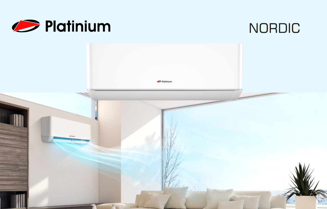 Platinium Nordic 12.000 BTU – aparat de aer condiționat (R32 Inverter)